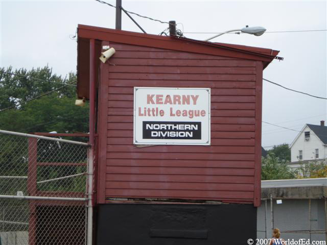 A Kearney Little League sign.